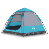 Vidaxl Campingzelt 4-Personen-Schnellspanner blau