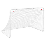 Vidaxl Football Gol 122x81x81 cm Steel White