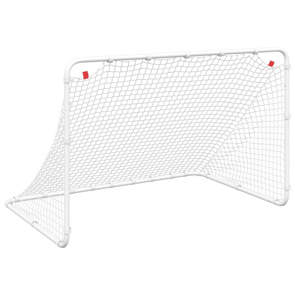 Vidaxx Fußballtor weiß 122x81x81 cm Stahl