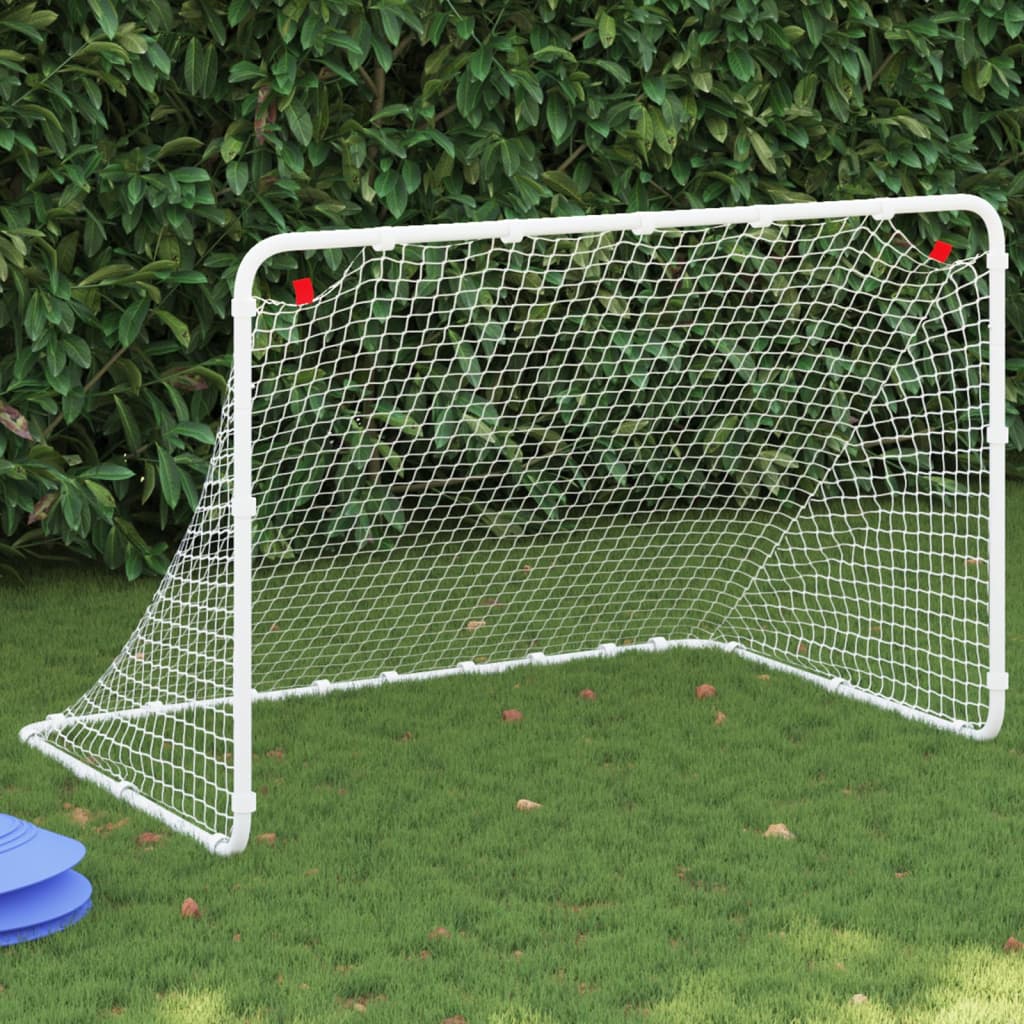 Vidaxx Fußballtor weiß 122x81x81 cm Stahl