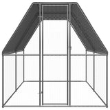 Vidaxl Chicken Coop 2x4x2 M Galvaniseret stål