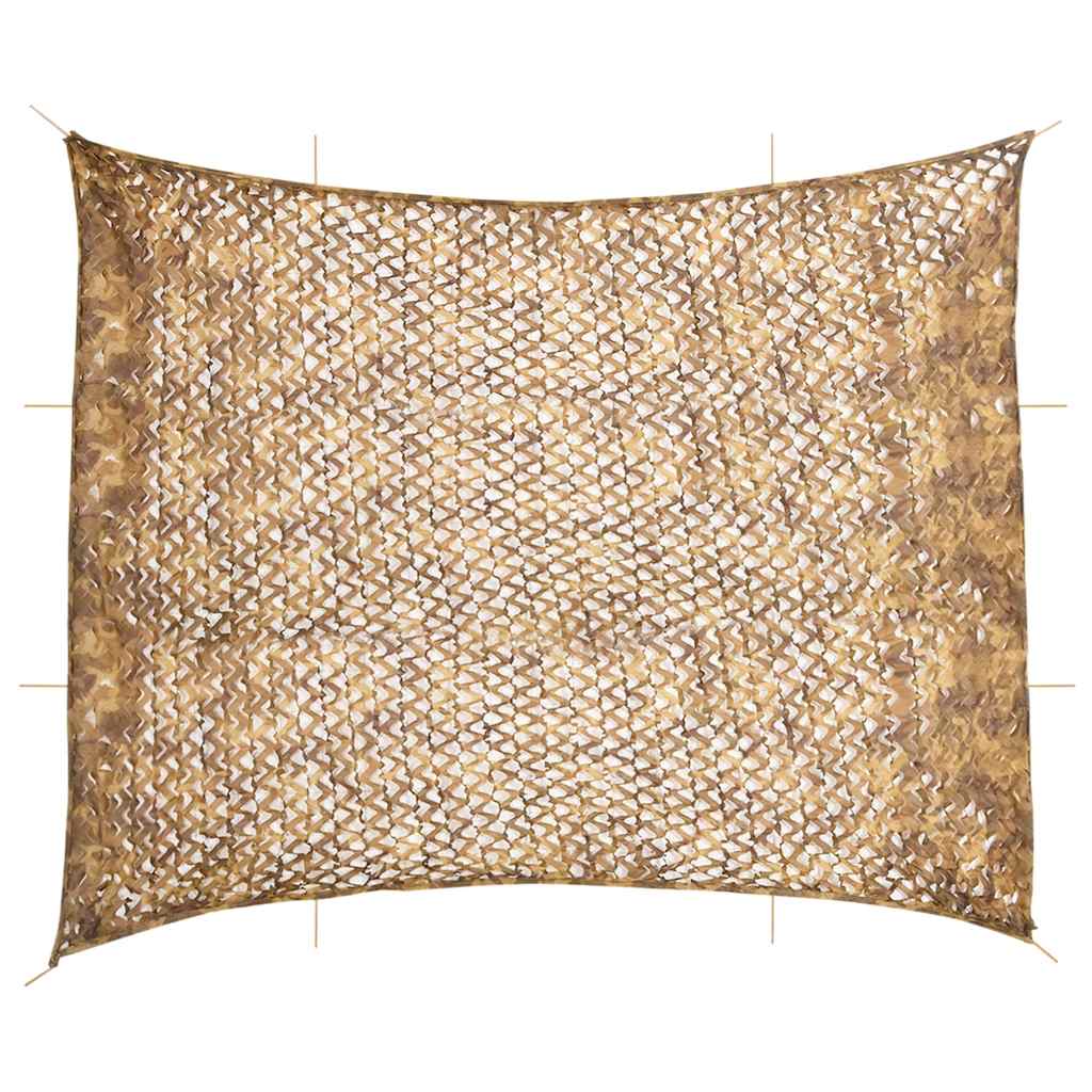 Vidaxx Tarnnetz mit Aufbewahrungstasche 729x602 cm sandfarben