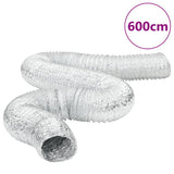 Vidaxx Lüftungsschlauch ø12,5 cm 6 m Aluminium