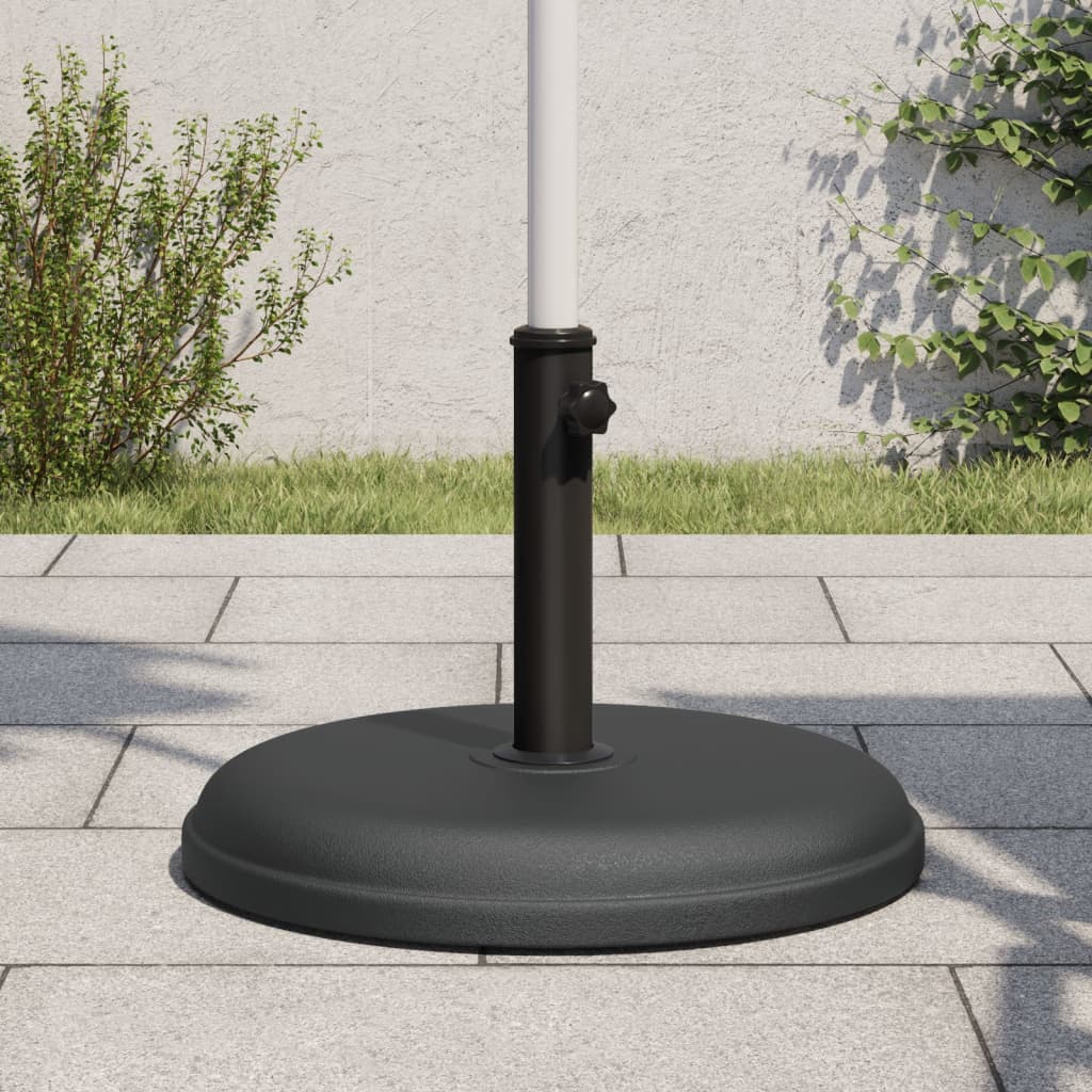 Vidaxl parasolvoet voor stokken van ø32 35 38 mm 15 kg rond