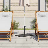 Vidaxl Sonnenschirmständer für Stangen von ø32 38 48 mm 15 kg rechteckig