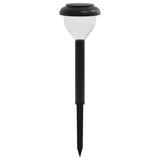 VidaXL Gartenwegbeleuchtung 4 Stück Solar mit Erdspießen RGB und Warmweiß