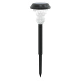 Vidaxx Gartenwegbeleuchtung 12 Stück Solar mit Erdspießen weiß