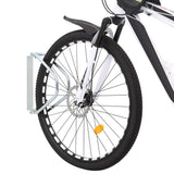 Vidaxl Fahrradständer 2 Stück Wandmontage aus verzinktem Stahl