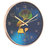 Vidaxx Wanduhr ø29,5 cm Polystyrol und Glas goldfarben und blau