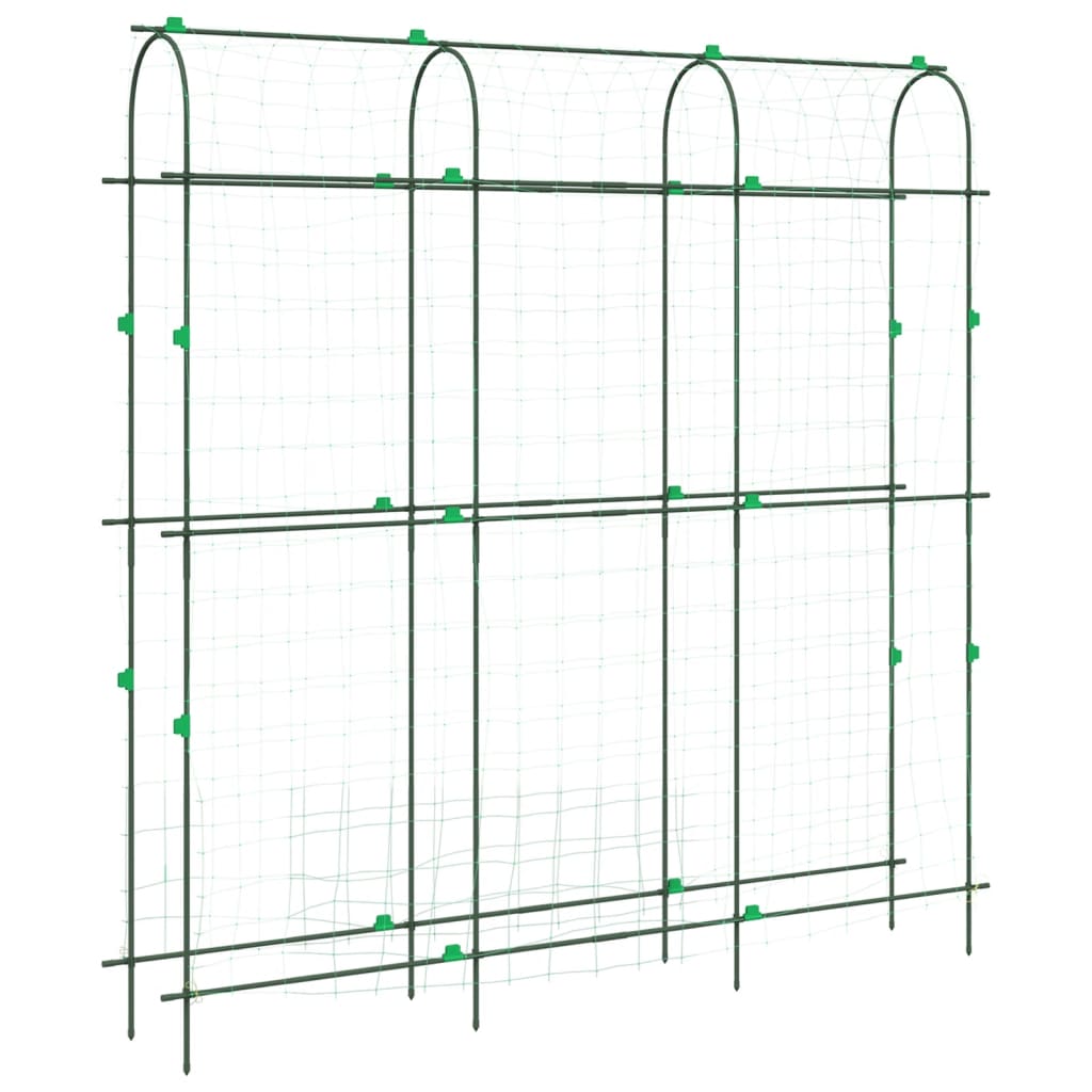 Vidaxx Pflanzenklettergerüst U-Form 181x31x182,5 cm Stahl