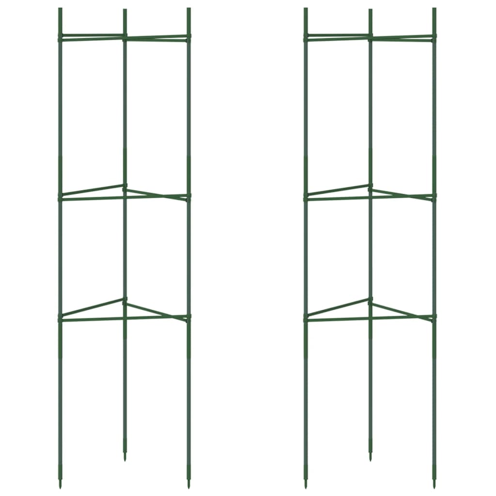 Vidaxl Tomatenkäfig 2 Stück 116 cm Stahl und Polypropylen