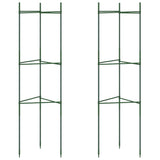 Vidaxl Tomatenkäfig 2 Stück 116 cm Stahl und Polypropylen