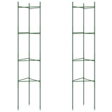 Vidaxl Tomatenkäfig 2 Stück 154 cm Stahl und Polypropylen