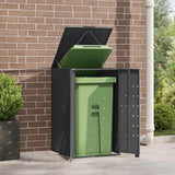 Vidaxx Containeraufbewahrung für 1 Container 69x79x117 cm Stahl Anthrazit
