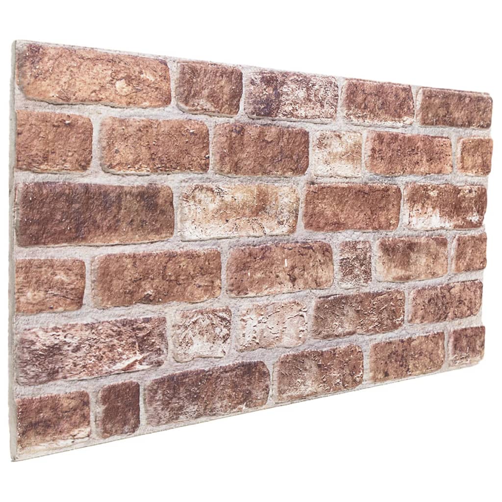 VidaXL Wandpaneele 10 Stk. 3D 100x50 cm EPS braun
