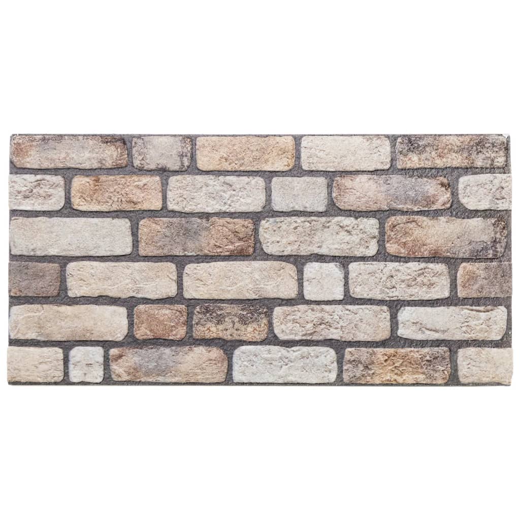 Vidaxx Wandpaneele 10 Stk. 3D 100x50 cm EPS hellbraun