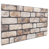 Vidaxx Wandpaneele 10 Stk. 3D 100x50 cm EPS hellbraun