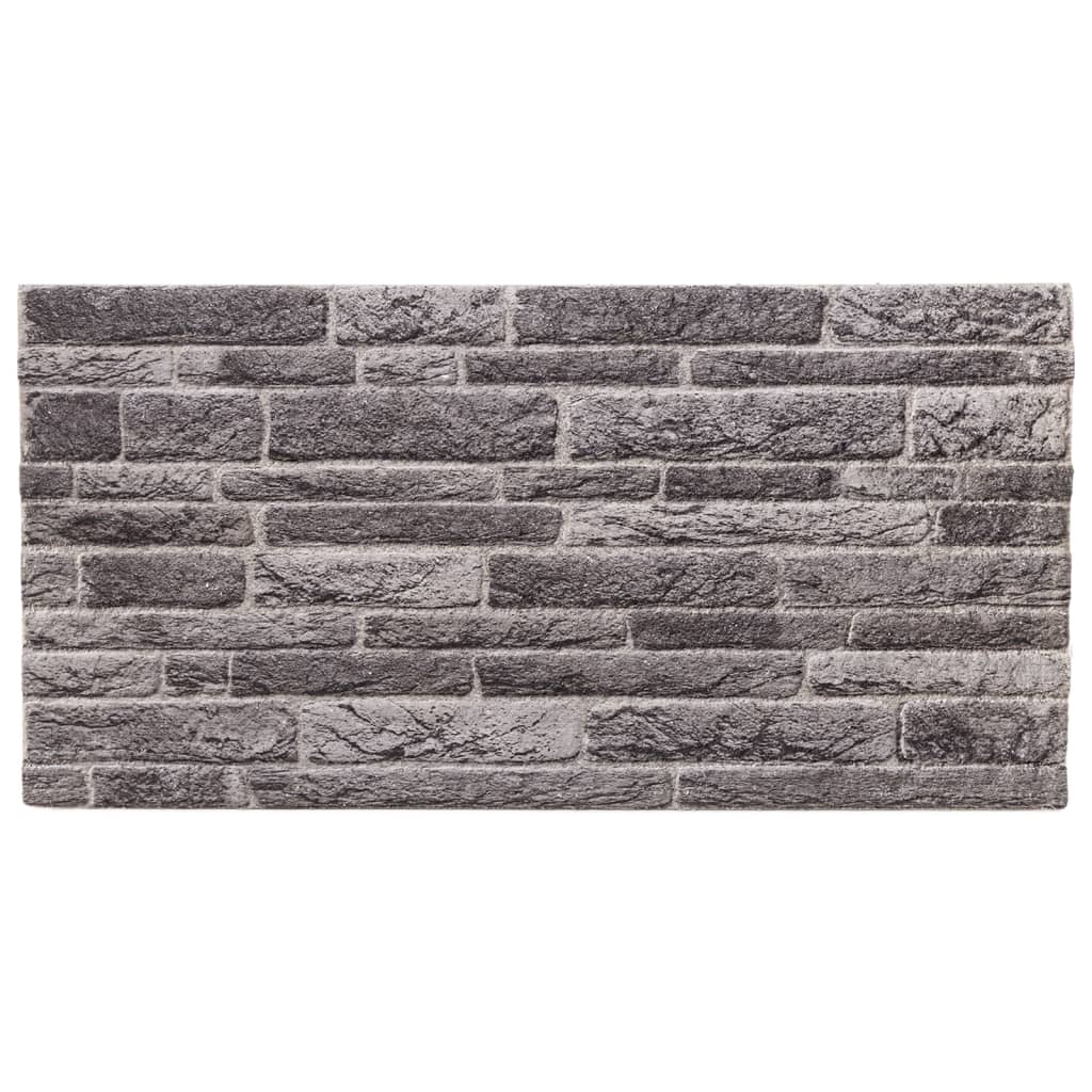 Vidaxl vægpaneler 10 ST 3D 100x50 cm EPS Anthracite -farvet