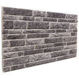 Vidaxl vægpaneler 10 ST 3D 100x50 cm EPS Anthracite -farvet