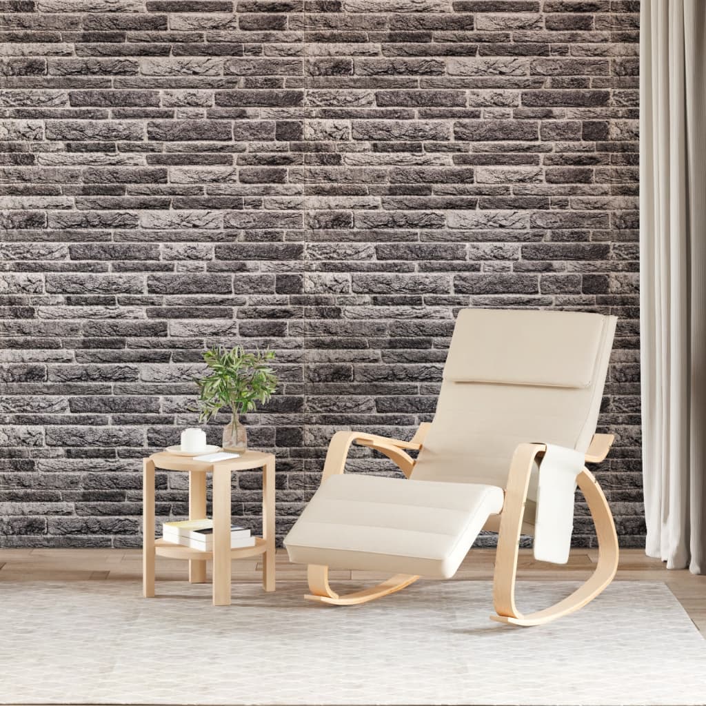 Vidaxl vægpaneler 10 ST 3D 100x50 cm EPS Anthracite -farvet