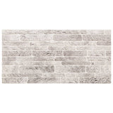VidaXL Wandpaneele 10 Stk. 3D 100x50 cm EPS Hellgrau