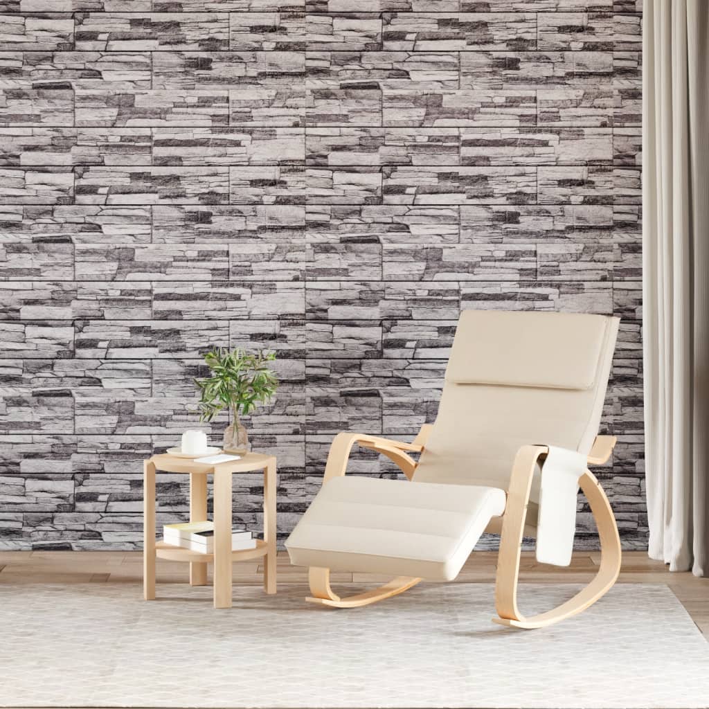 Vidaxl Wall Panels 10 St 3d 100x50 cm EPS Lysegrå