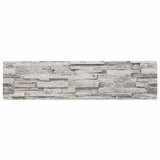 Vidaxx Wandpaneele 14 Stk. 3D 100x25 cm EPS hellgrau