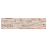 Vidaxx Wandpaneele 14 Stück 3D 100x25 cm EPS rot und weiß