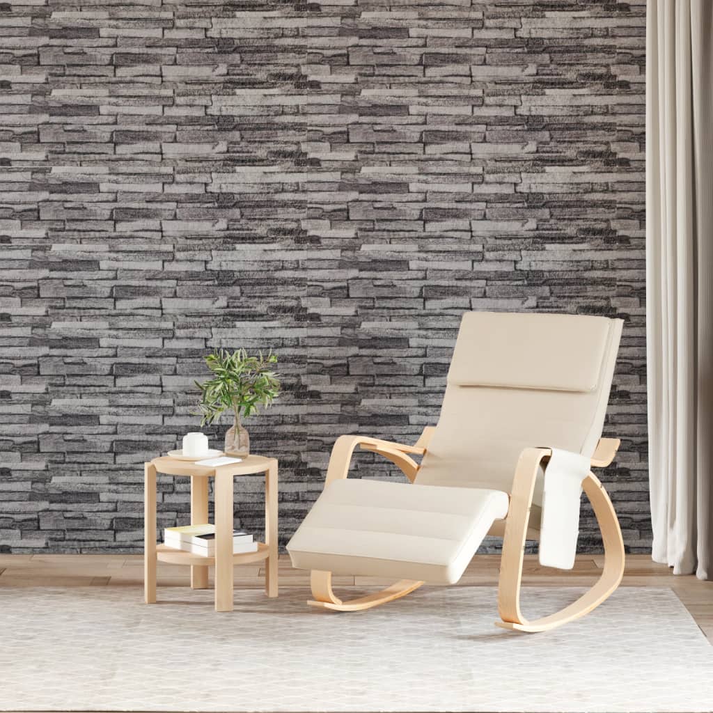 Vidaxl Wall Panels 14 ST 3D 100x25 CM EPS Anthracite -färgad