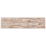 Vidaxl Wall Panels 14 St 3d 100x25 cm eps brun