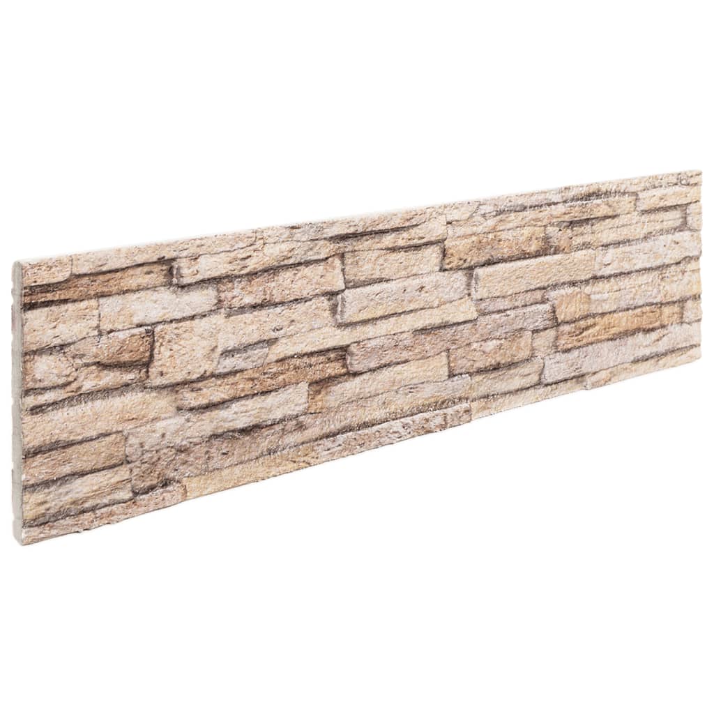 Vidaxx Wandpaneele 14 Stk. 3D 100x25 cm EPS braun