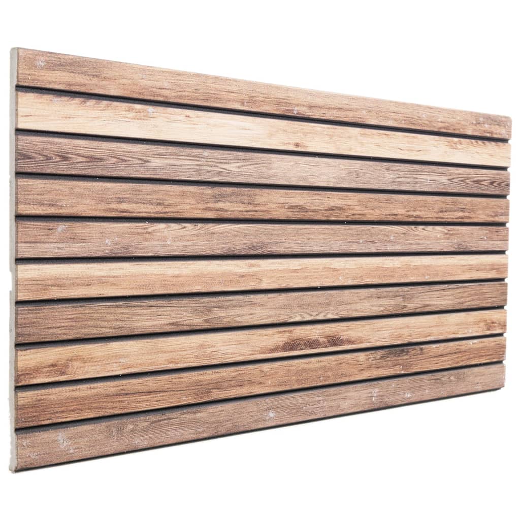 Vidaxx Wandpaneele 5 Stk. 3D 100x50 cm EPS hellbraun