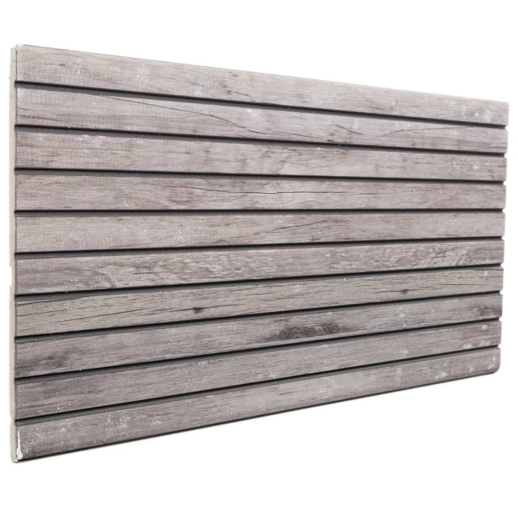 Vidaxl Wall Panels 5 St 3d 100x50 cm EPS Gray