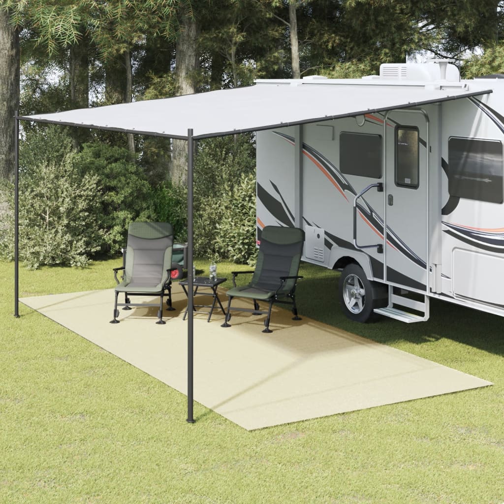 VidaXL Zeltteppich 6x2,5 m cremefarben