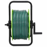 VidaXL Schlauchtrommel mit Schlauchkupplungsset 0,75 20 m freistehend PVC Grün