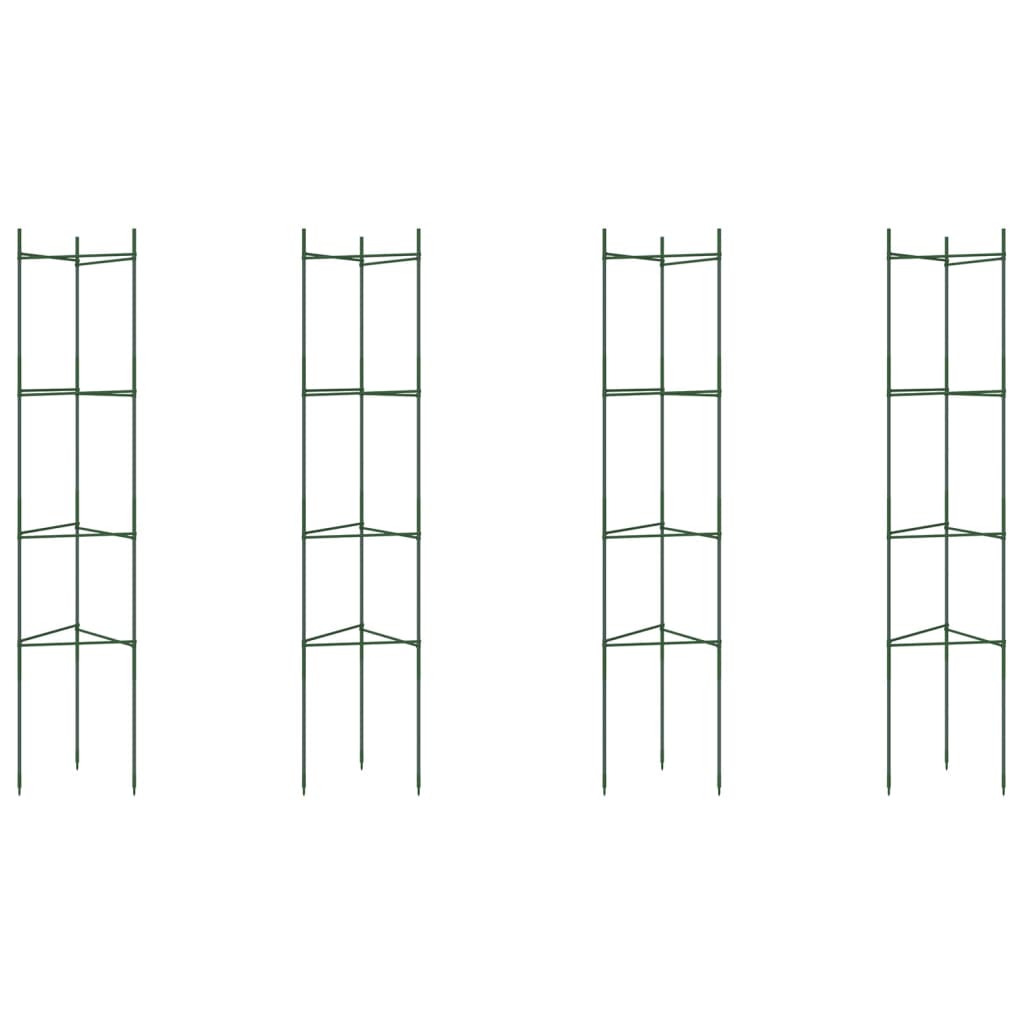 VidaXL Tomatenkooien 4 st 154 cm staal en polypropeen