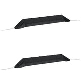 VidaXL Growtunnel 2 Stk. Stahl und Polyethylen schwarz