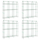 Vidaxl Plant Climbing Racks 4 PC U-ram stål