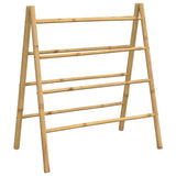 Vidaxl handdoekladder met 4 sporten 90x50x100 cm bamboe