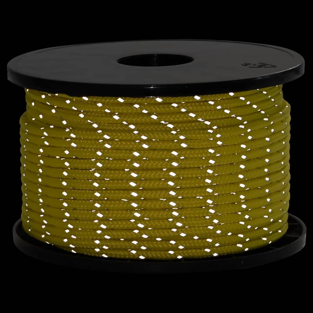 VidaXL Zelt-Abspannleine mit Reflektorstreifen und Spannern 50 m 5 mm