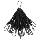 Vidaxl Spanngummi mit Haken 25 Stück 17 cm