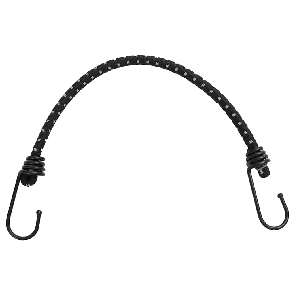 Vidaxl Spanngummis mit Reflexstreifen und Haken 50 Stück 46 cm