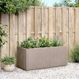Vidaxx Pflanzgefäß 80x36x35 cm Polypropylen hellbraun