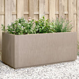 Vidaxx Pflanzgefäß 80x36x35 cm Polypropylen hellbraun