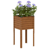 Vidaxx Pflanzgefäß 45x45x88 cm wetterfester Stahl
