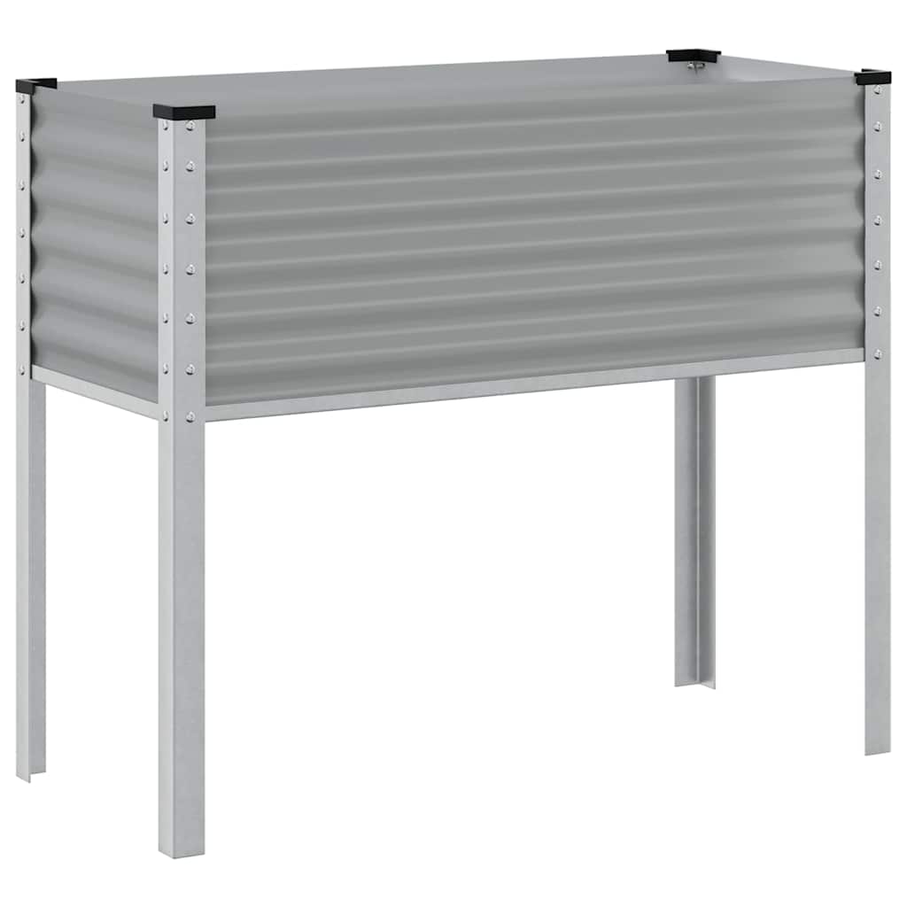 Vidaxx Pflanzgefäß 100x41x90 cm stahlgrau