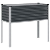 Vidaxx Pflanzgefäß 100x41x90 cm Stahl Anthrazit