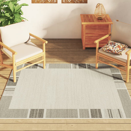 Vidaxx-Teppich für drinnen und draußen, niedriger Flor, 120 x 180 cm, mehrfarbig