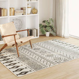 Vidaxx-Teppich für drinnen und draußen, niedriger Flor, 160 x 230 cm, mehrfarbig
