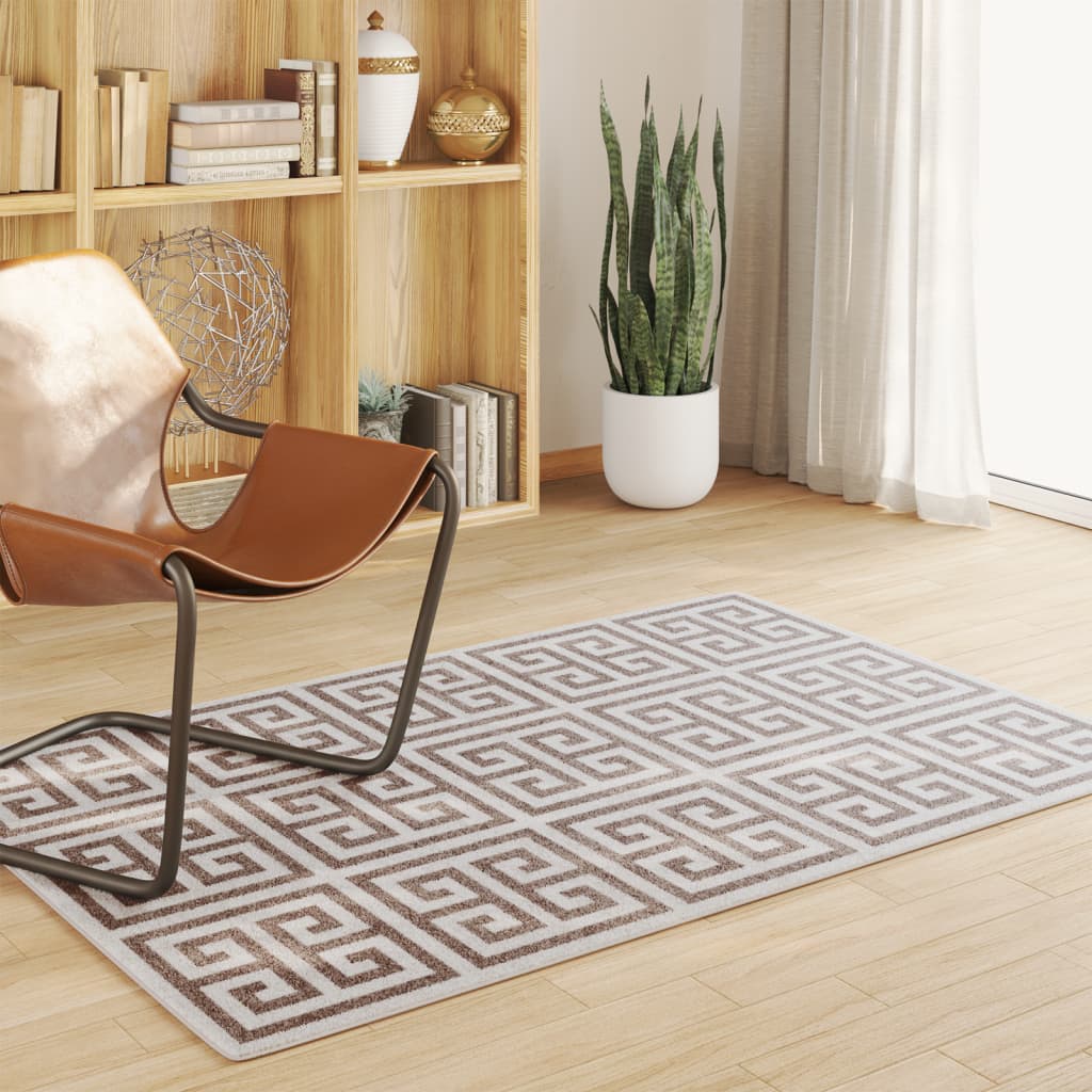 Vidaxx-Teppich für drinnen und draußen, niedriger Flor, 120 x 180 cm, mehrfarbig